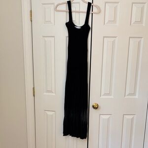 Zara Black Sleeveless Maxi Dress